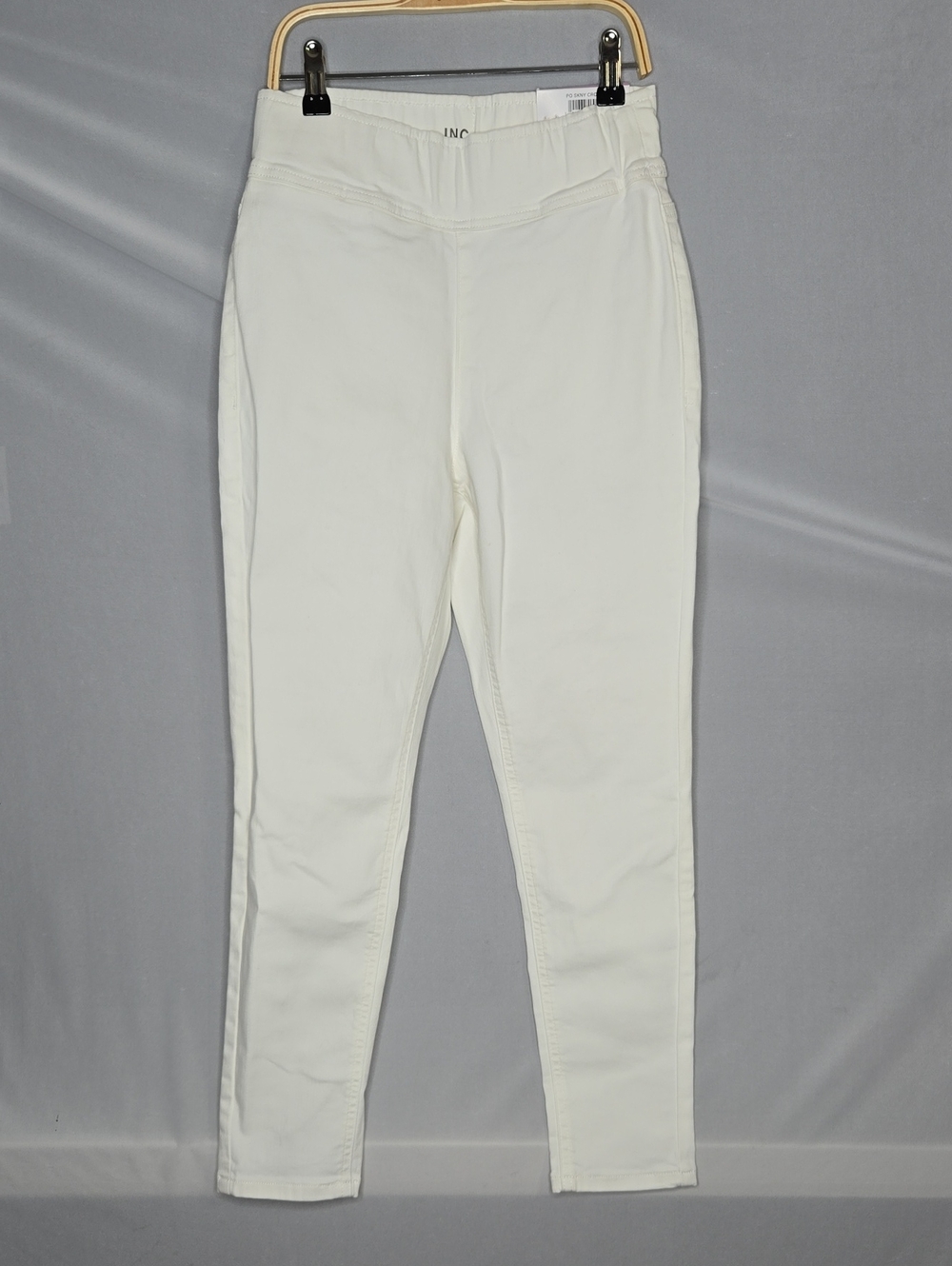 I.N.C. International Concepts Bright White Skinny Crop High Rise 6 NWImperfect